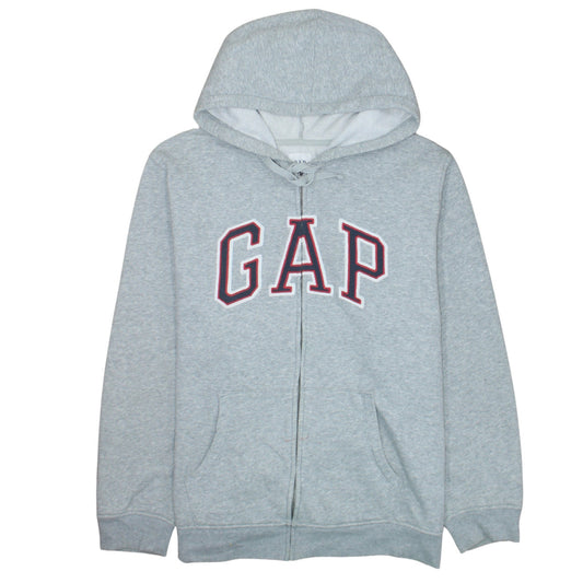 Womens UK Size XL Gap Grey Full Zip Hoodie