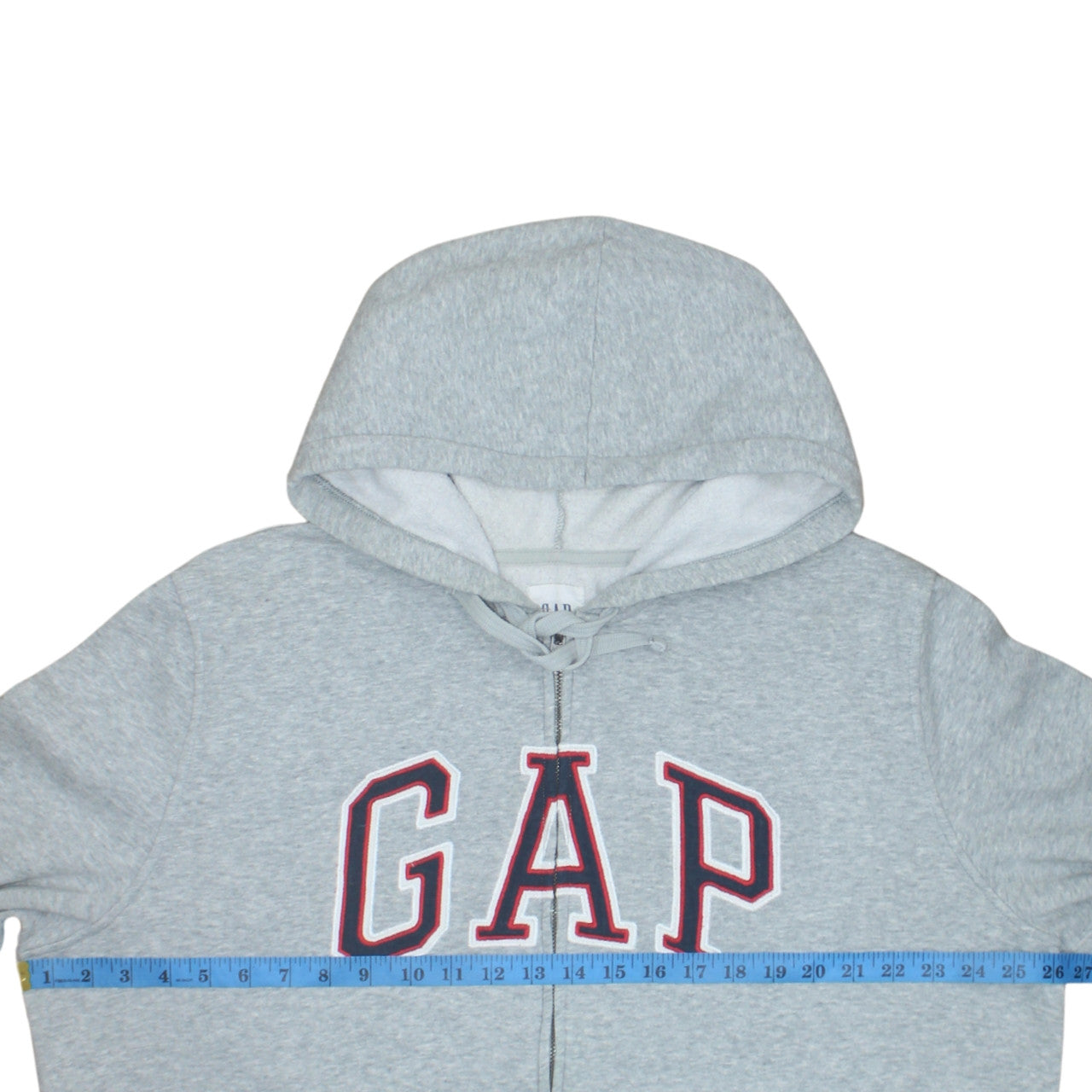Womens UK Size XL Gap Grey Full Zip Hoodie