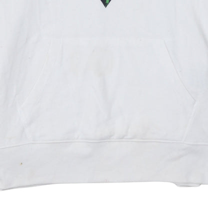 Mens UK Size M Levi's White Pullover Hoodie