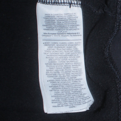 Mens UK Size L Nike Black Pullover Hoodie