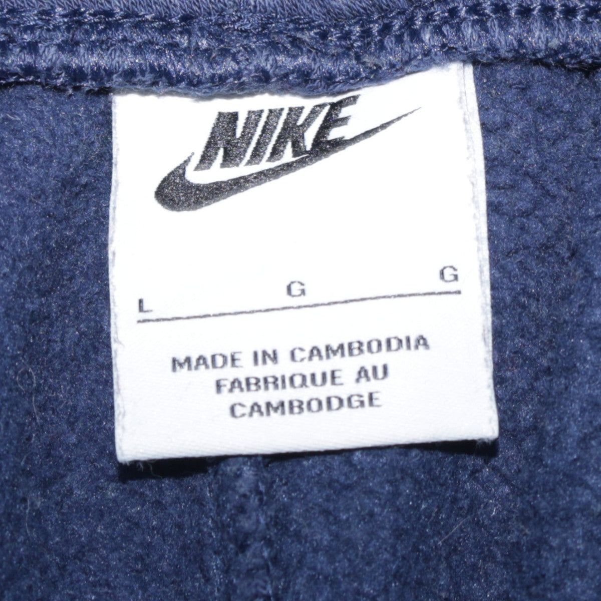 Mens UK Size L Nike Regular Fit Jogger Blue Trousers
