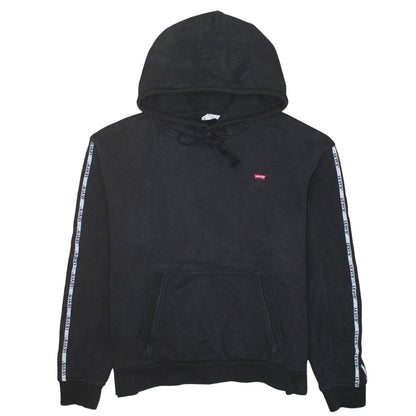 Mens UK Size M Levi's Black Pullover Hoodie