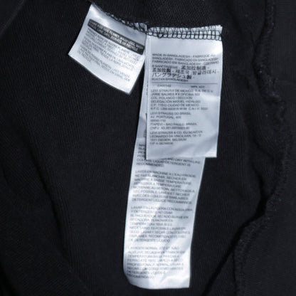 Mens UK Size M Levi's Black Pullover Hoodie