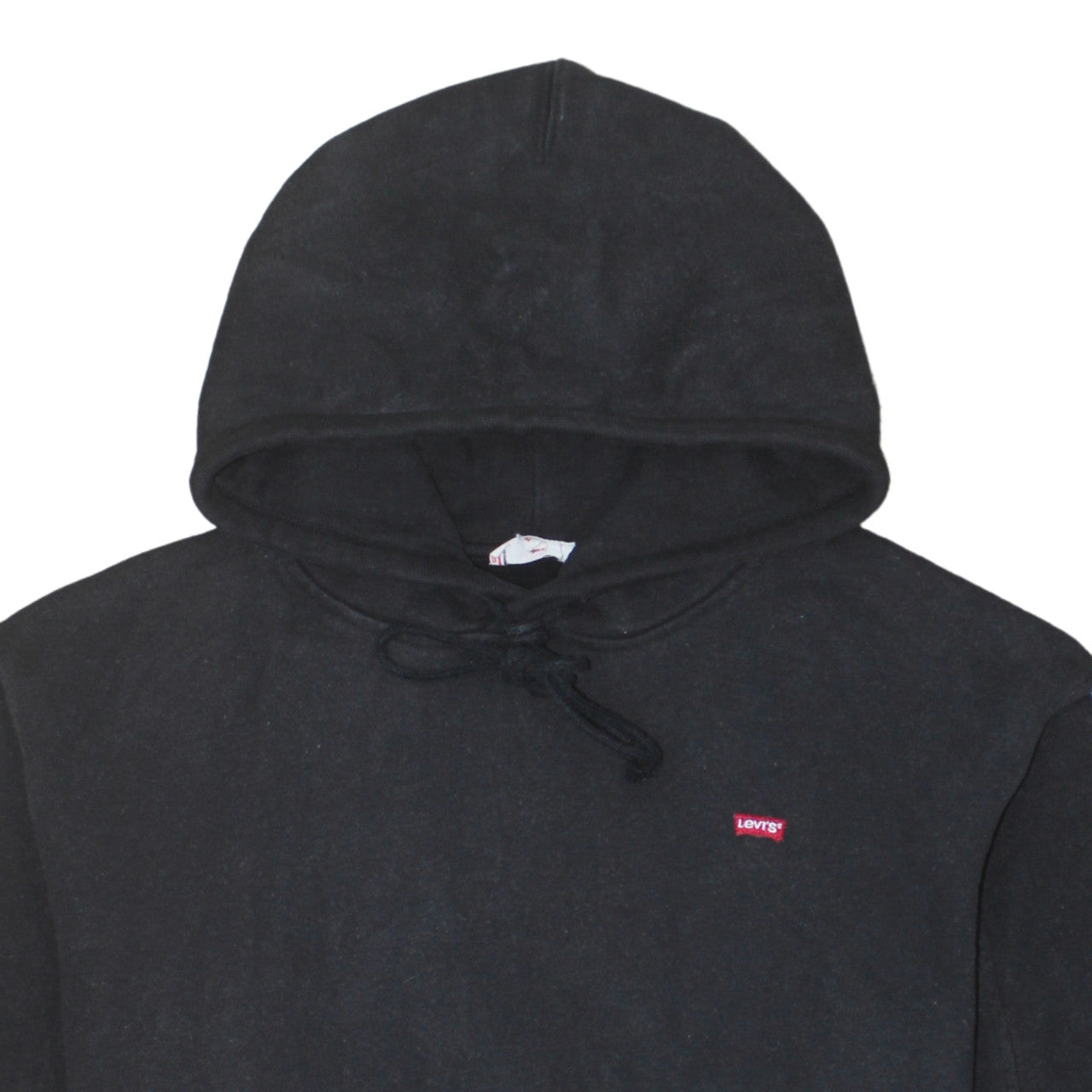 Mens UK Size M Levi's Black Pullover Hoodie