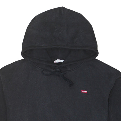 Mens UK Size M Levi's Black Pullover Hoodie