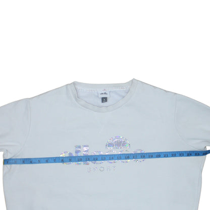 Womens UK Size 18 ellesse White Pullover Sweatshirt