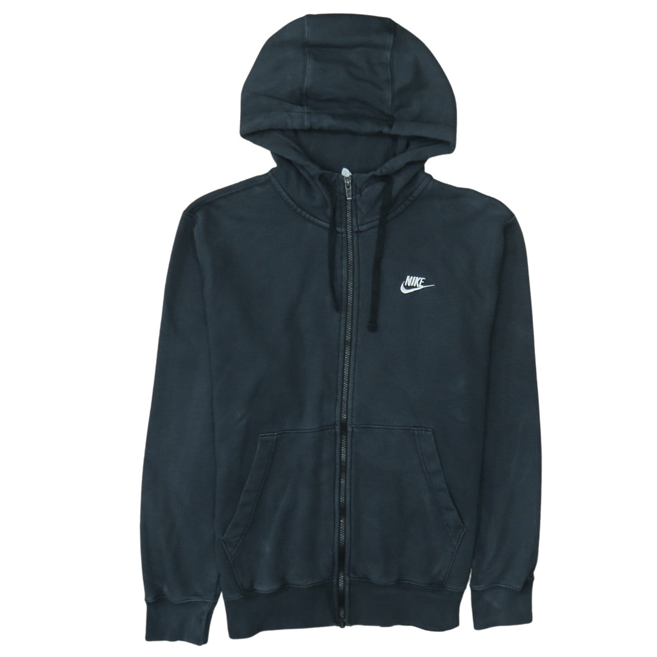 Mens UK Size S Nike Black Full Zip Hoodie