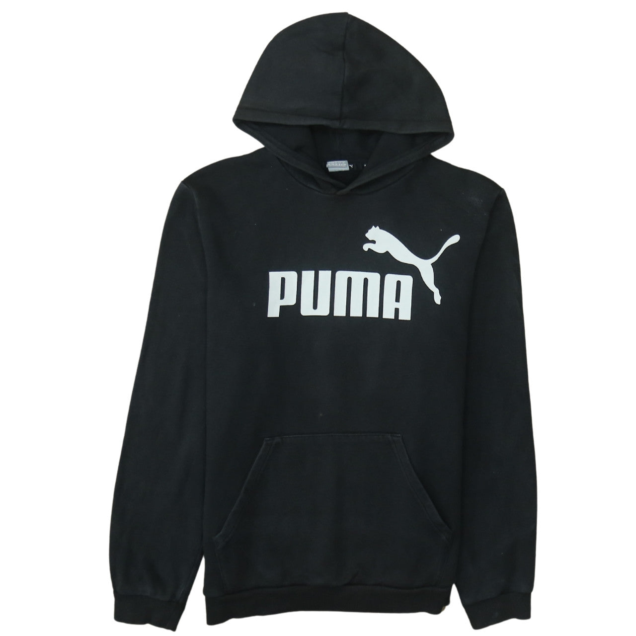 Boys UK Size 16 Years PUMA Black Pullover Hoodie