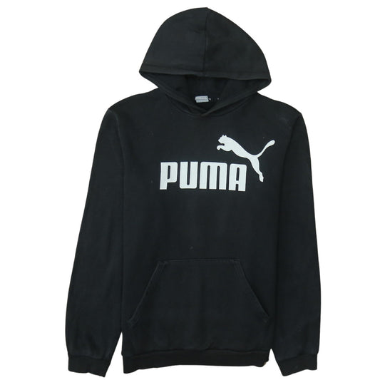 Boys UK Size 16 Years PUMA Black Pullover Hoodie