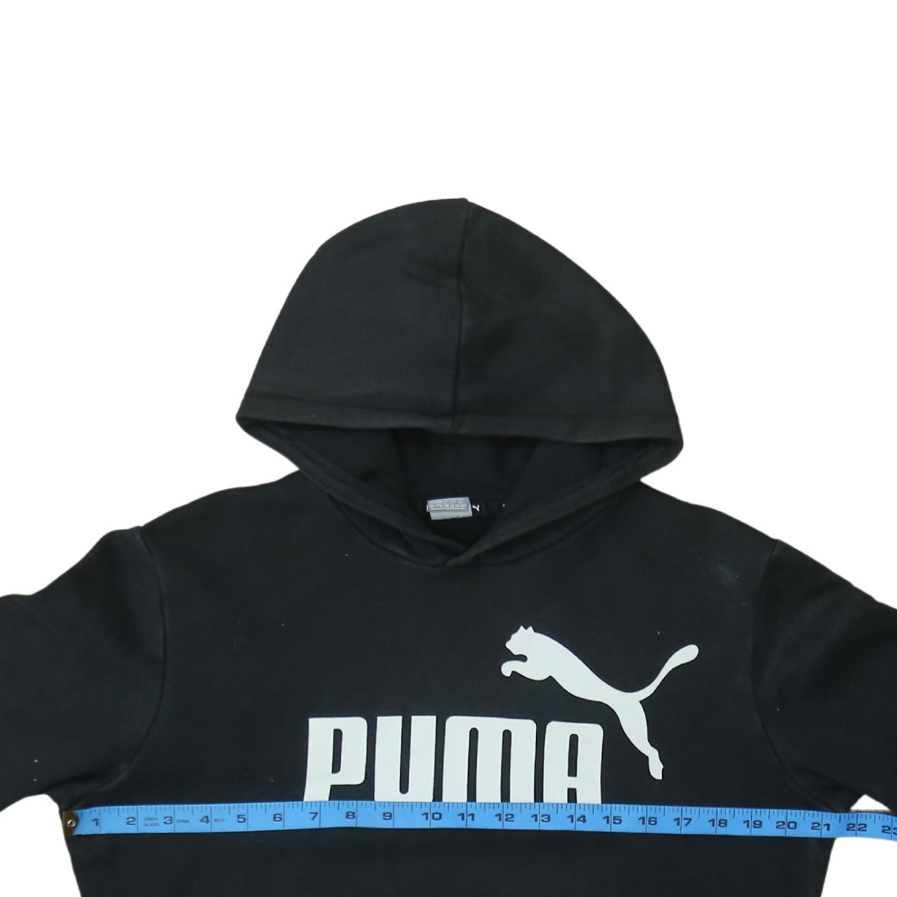 Boys UK Size 16 Years PUMA Black Pullover Hoodie