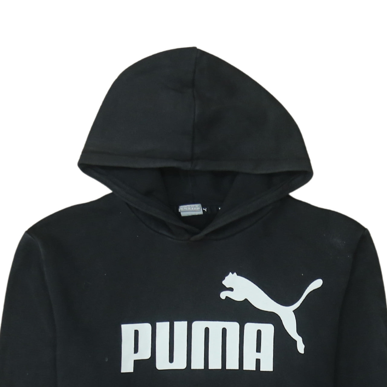 Boys UK Size 16 Years PUMA Black Pullover Hoodie