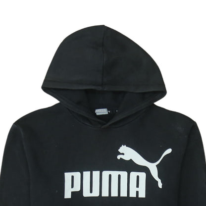 Boys UK Size 16 Years PUMA Black Pullover Hoodie