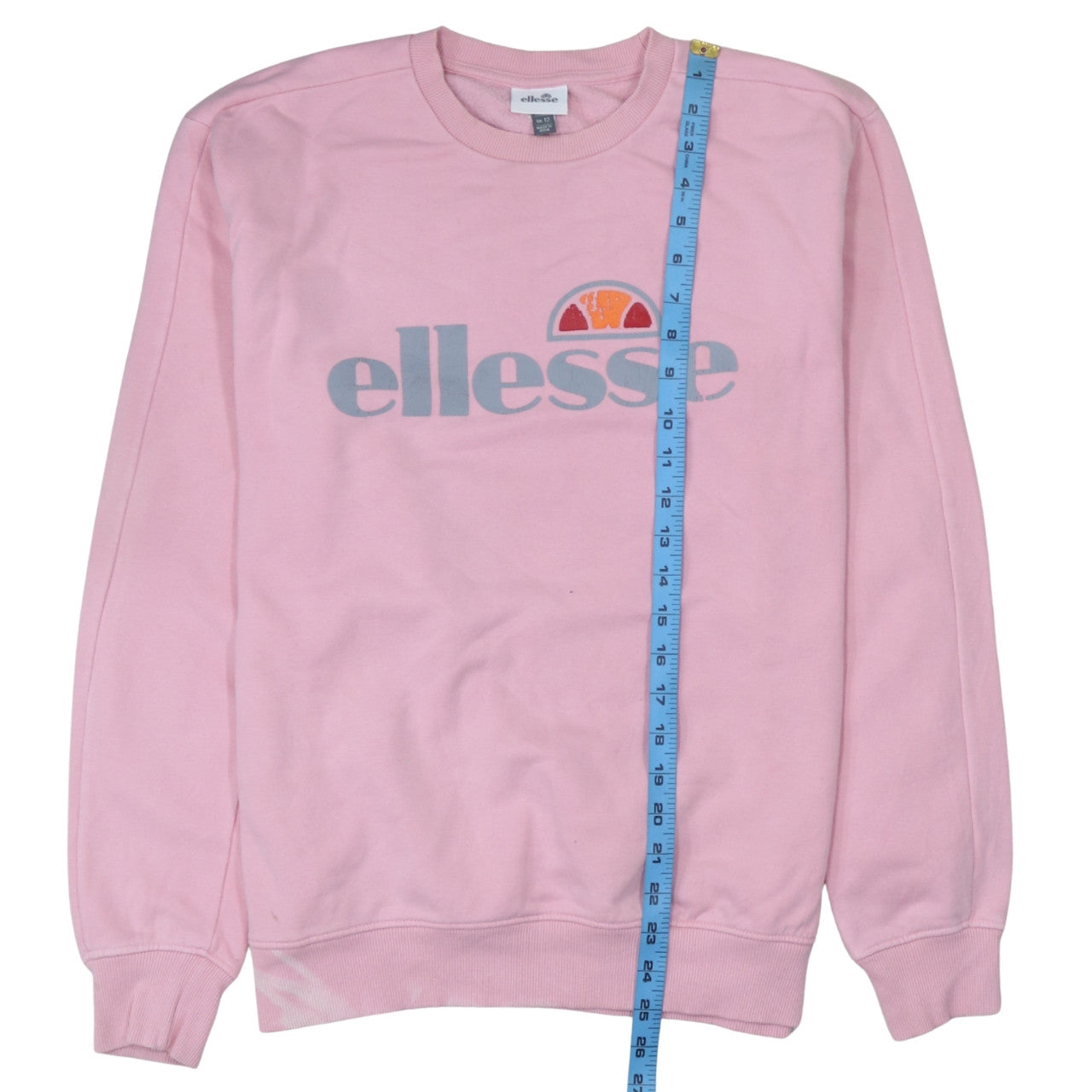 Womens UK Size 12 ellesse Pink Pullover Sweatshirt