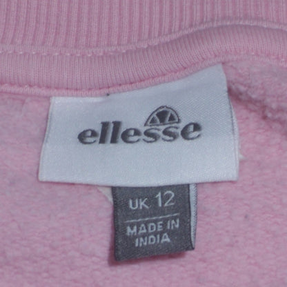 Womens UK Size 12 ellesse Pink Pullover Sweatshirt