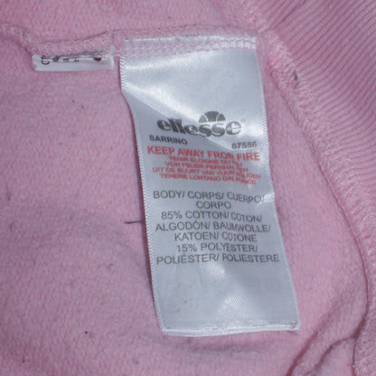 Womens UK Size 12 ellesse Pink Pullover Sweatshirt