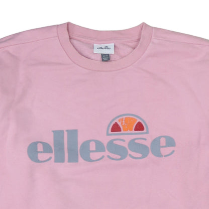 Womens UK Size 12 ellesse Pink Pullover Sweatshirt
