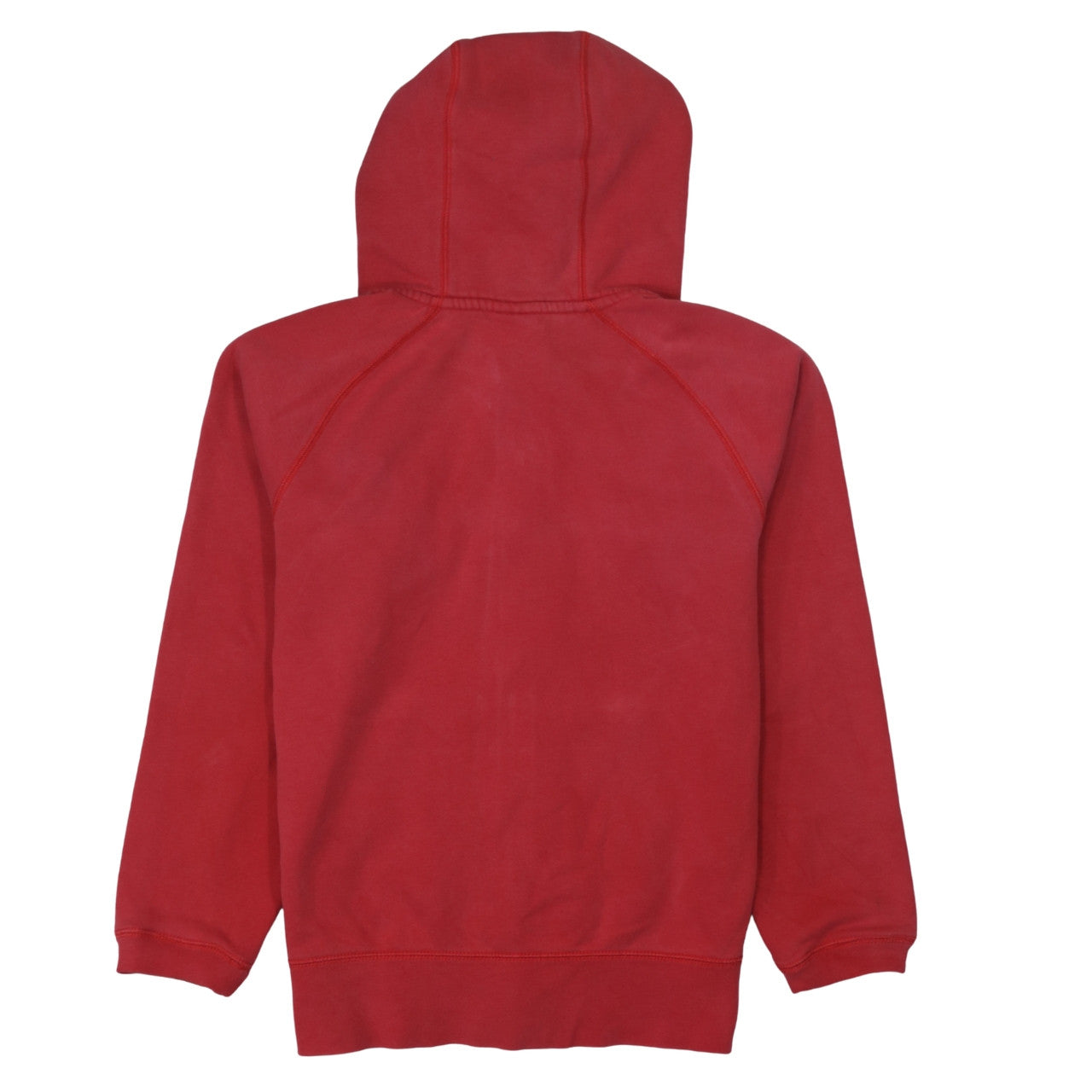 Mens UK Size S Nike Red Full Zip Hoodie