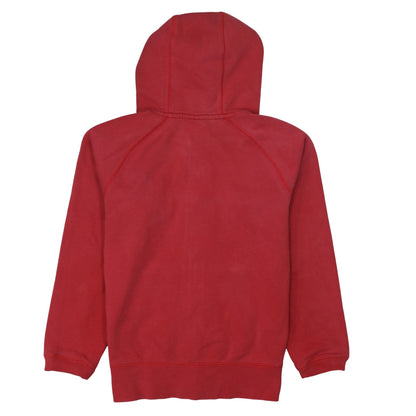 Mens UK Size S Nike Red Full Zip Hoodie