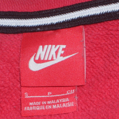 Mens UK Size S Nike Red Full Zip Hoodie