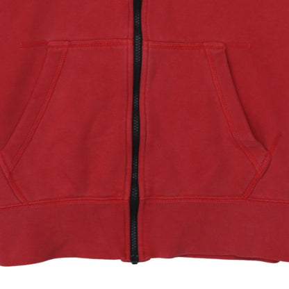 Mens UK Size S Nike Red Full Zip Hoodie