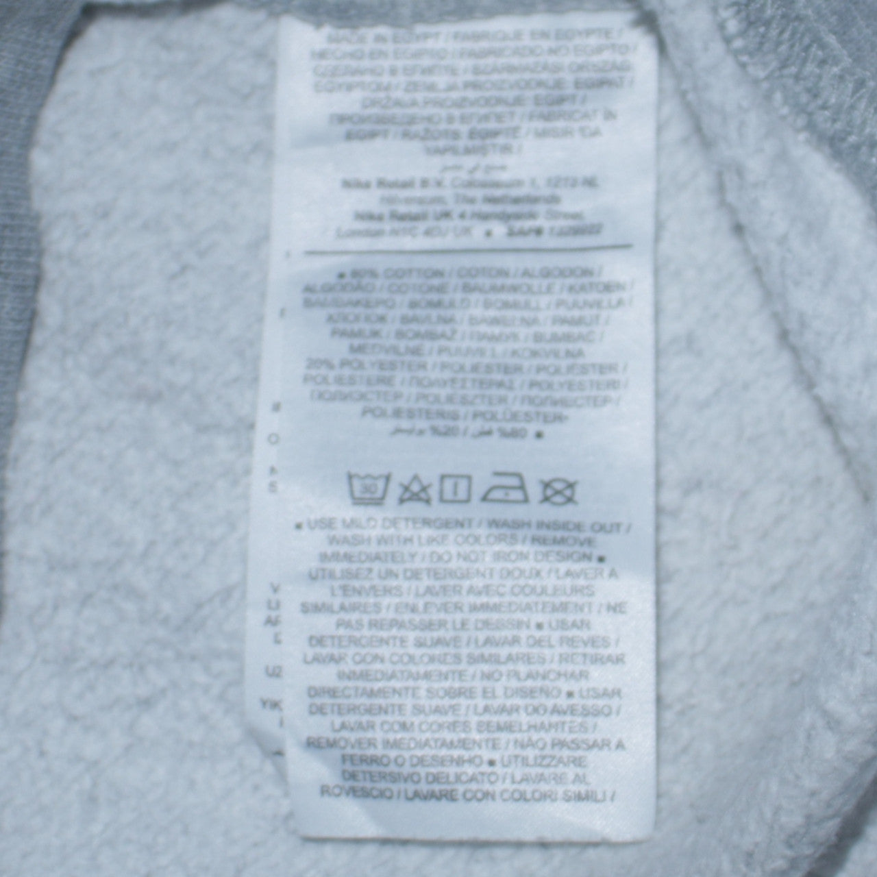 Womens UK Size XS Nike Grey Pullover Sweatshirt