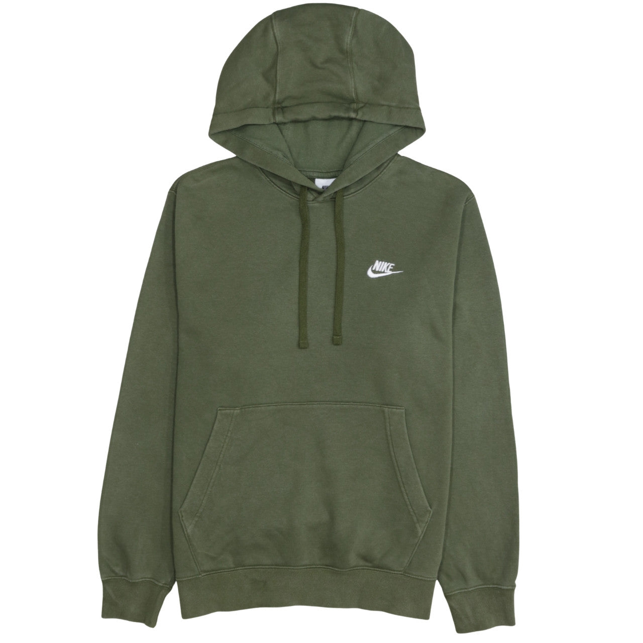 Mens UK Size S Nike Green Pullover Hoodie