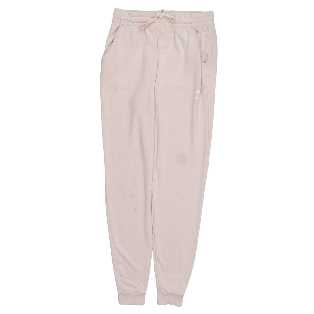 Womens UK Size S Gymshark Regular Fit Jogger Beige Trousers