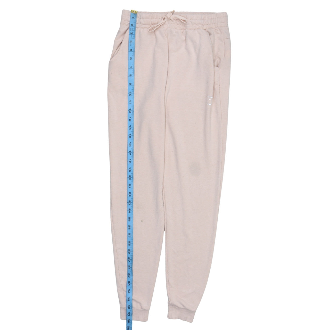 Womens UK Size S Gymshark Regular Fit Jogger Beige Trousers