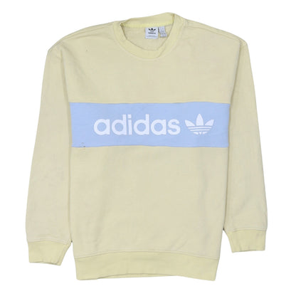 Mens UK Size XS adidas Beige Pullover Sweatshirt