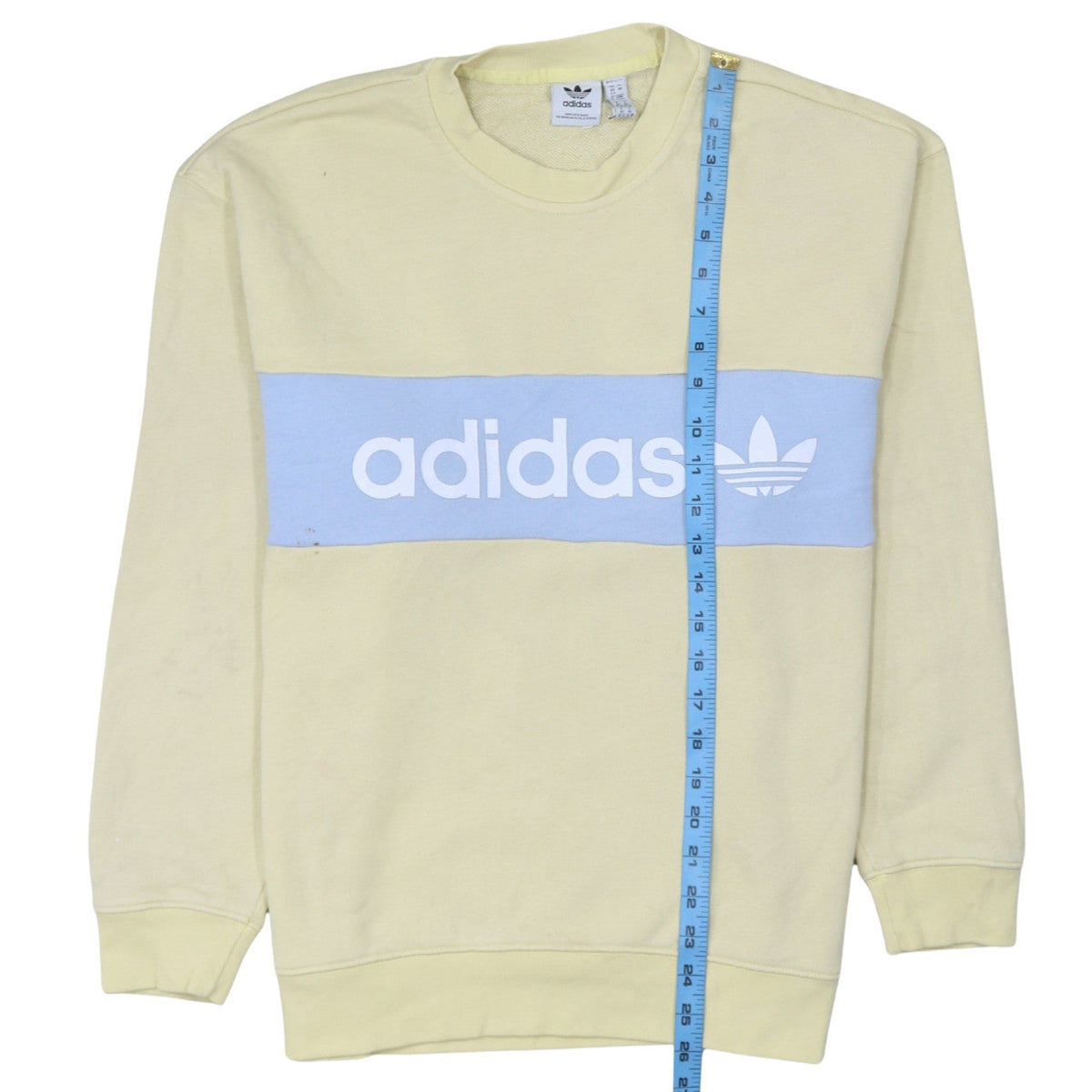 Mens UK Size XS adidas Beige Pullover Sweatshirt