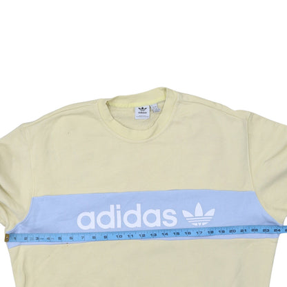 Mens UK Size XS adidas Beige Pullover Sweatshirt