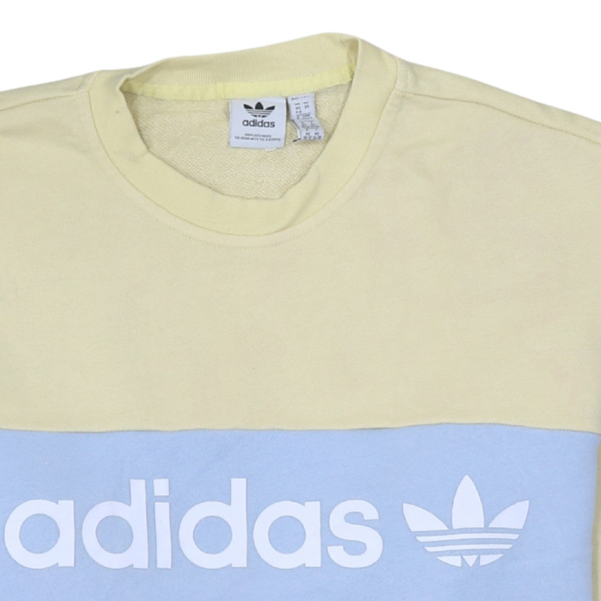 Mens UK Size XS adidas Beige Pullover Sweatshirt