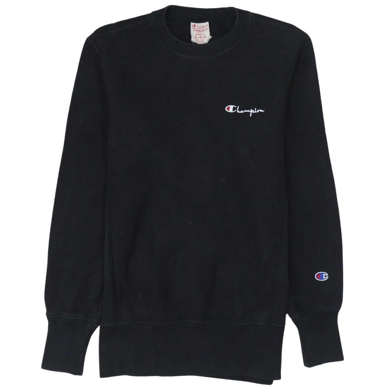 Mens UK Size S Champion Black Pullover Sweatshirt
