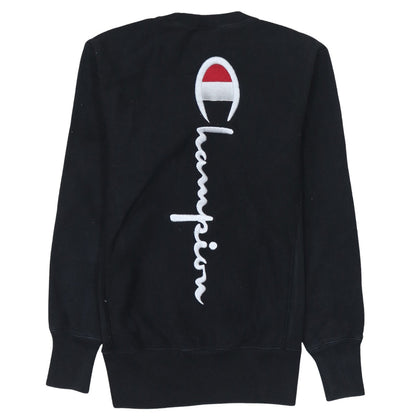 Mens UK Size S Champion Black Pullover Sweatshirt