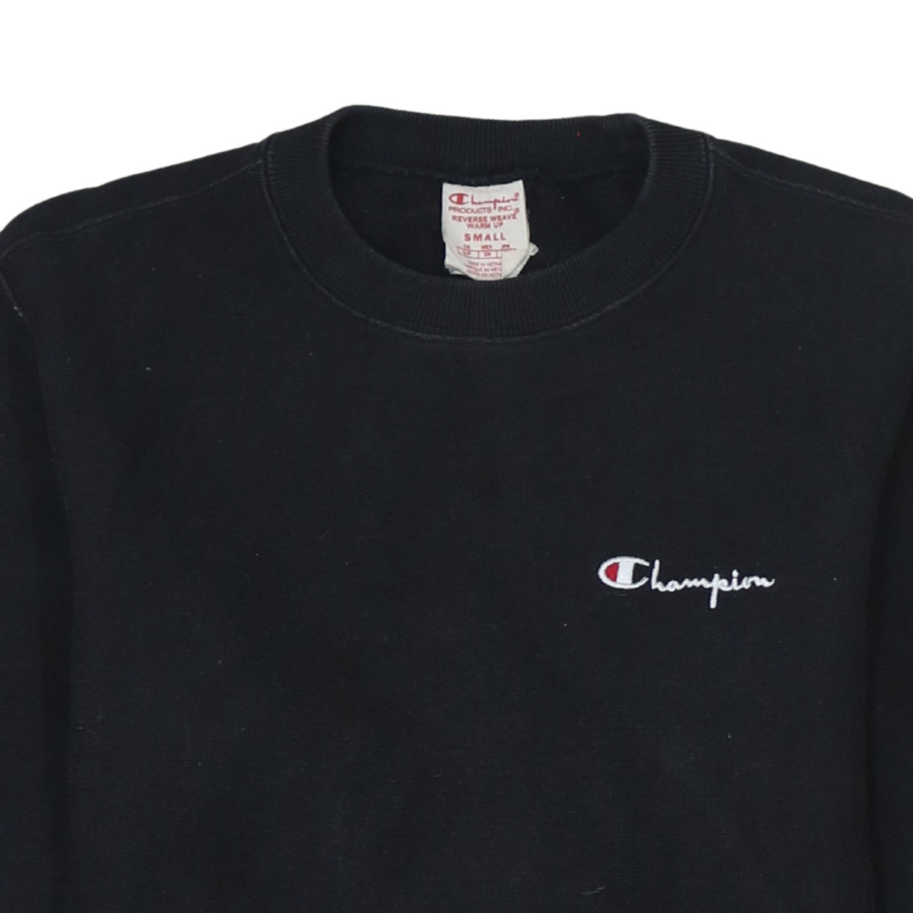 Mens UK Size S Champion Black Pullover Sweatshirt