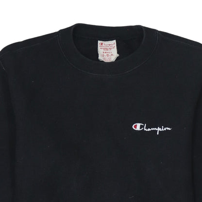 Mens UK Size S Champion Black Pullover Sweatshirt
