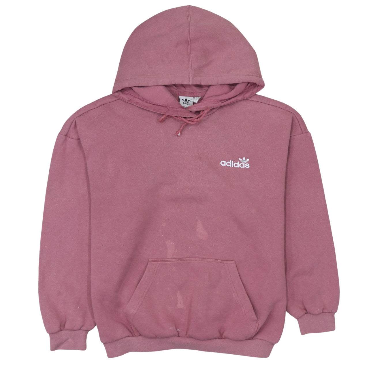 Womens UK Size 8 adidas Pink Pullover Hoodie