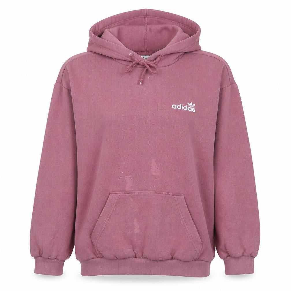 Womens UK Size 8 adidas Pink Pullover Hoodie