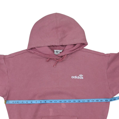 Womens UK Size 8 adidas Pink Pullover Hoodie