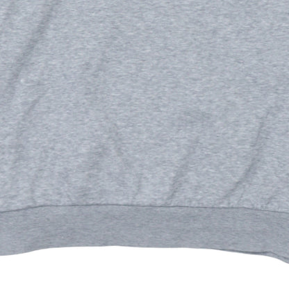 adidas Boys Grey Crew Neck Pullover Sweatshirt 14-15 Years Logo Sportswear
