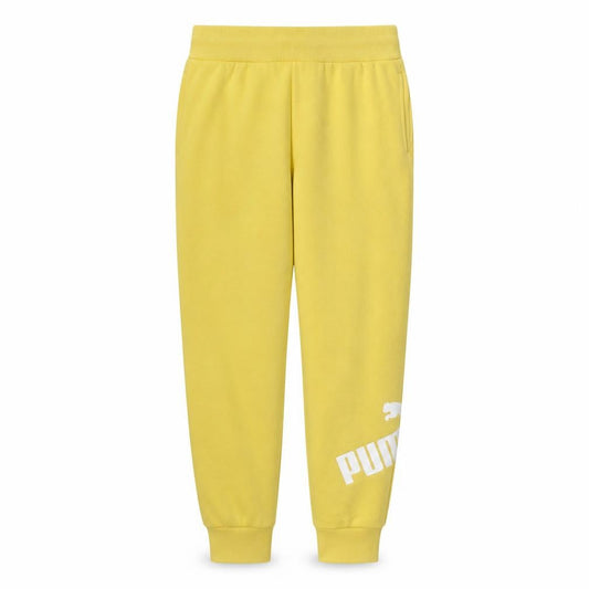 Womens UK Size L PUMA Regular Fit Jogger Yellow Trousers