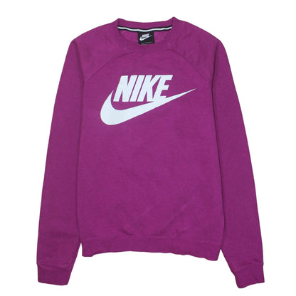 Womens UK Size XS Nike Purple Pullover Sweatshirt