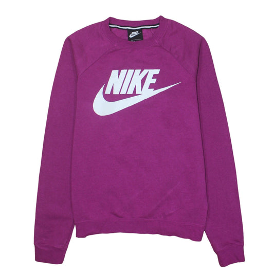 Womens UK Size XS Nike Purple Pullover Sweatshirt