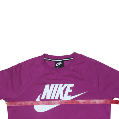 Womens UK Size XS Nike Purple Pullover Sweatshirt
