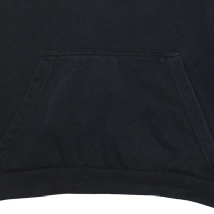Kappa Boys Black Pullover Hoodie 12 Years Logo Sleeve Sports Fleece