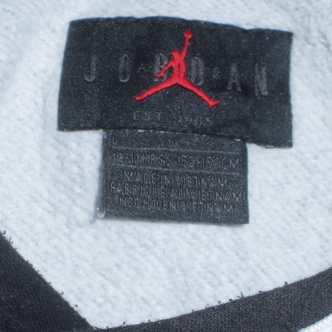 Boys UK Size 12-13 Years Jordan Grey Pullover Hoodie