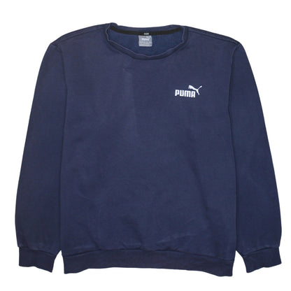 Mens UK Size XL PUMA Blue Pullover Sweatshirt