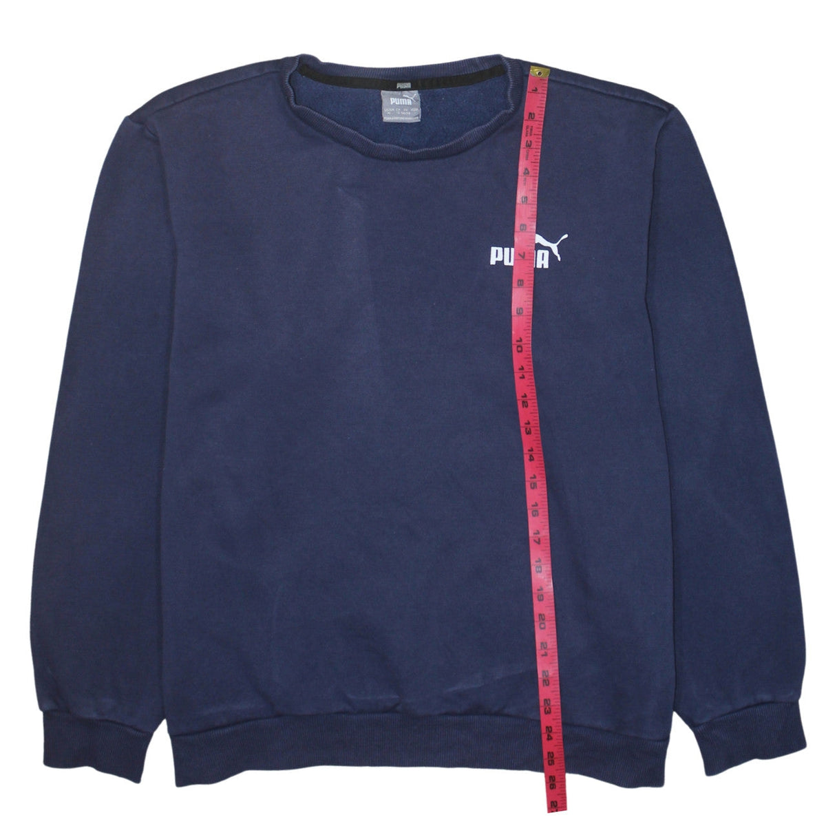 Mens UK Size XL PUMA Blue Pullover Sweatshirt