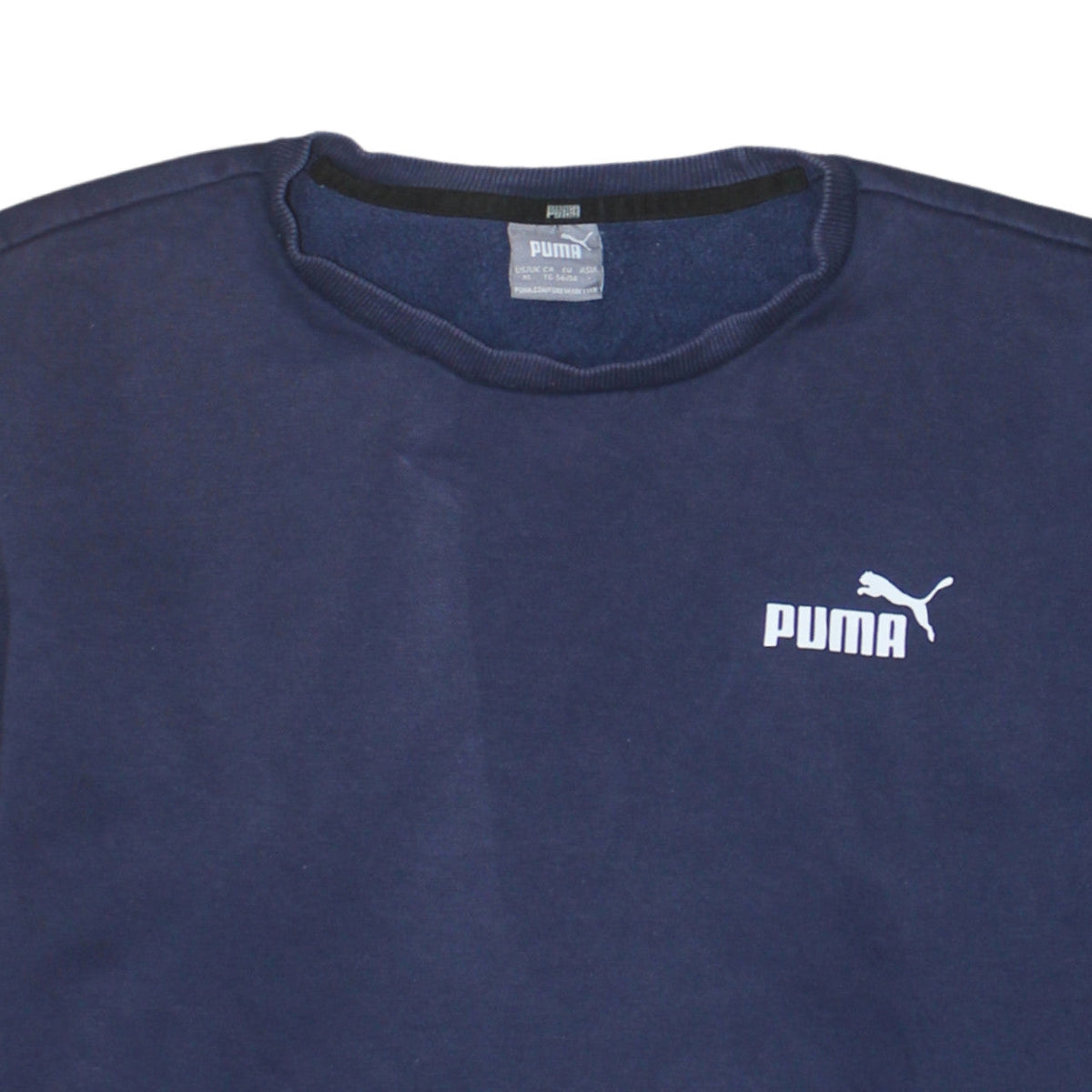 Mens UK Size XL PUMA Blue Pullover Sweatshirt