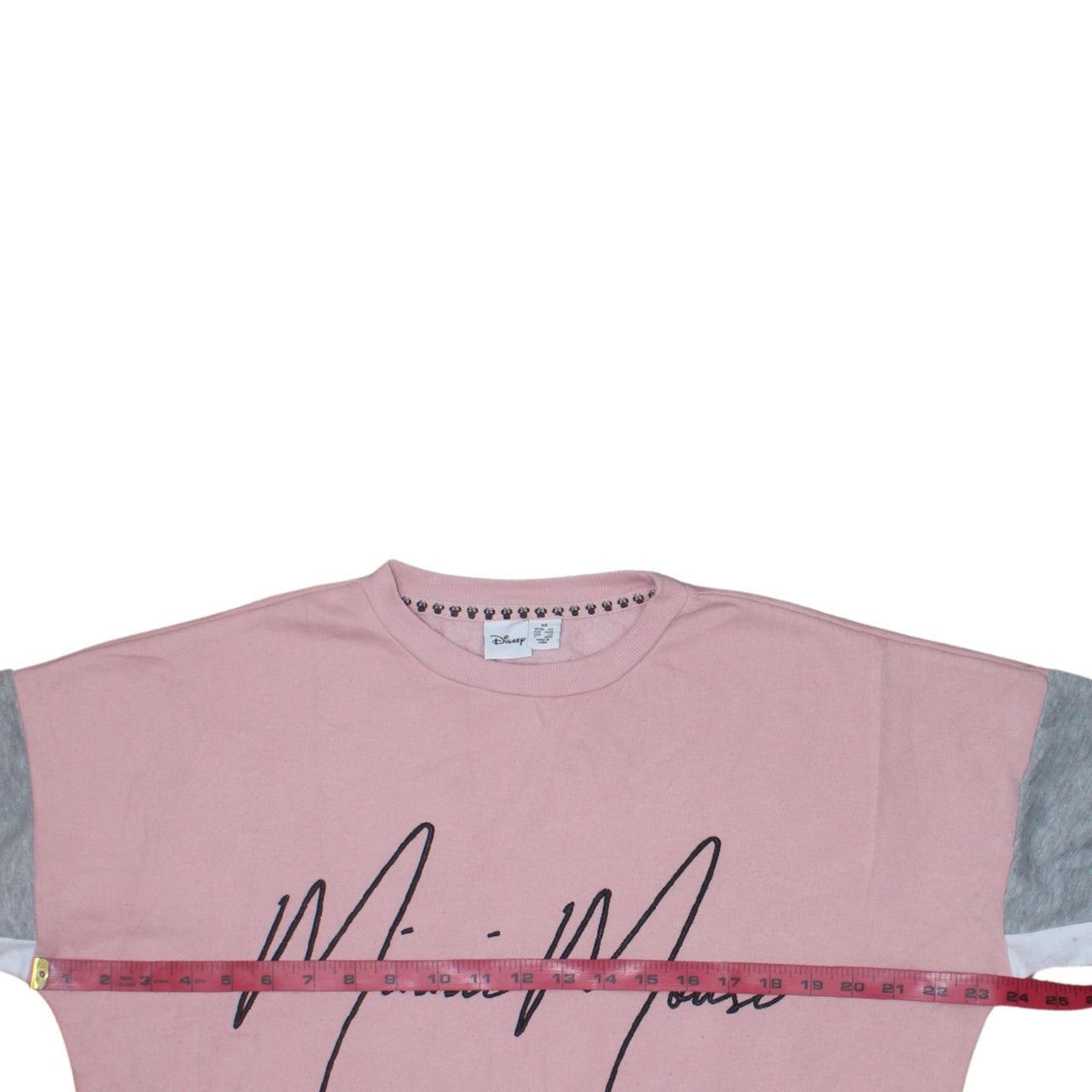 Womens UK Size XS Disney Pink Pullover Sweatshirt